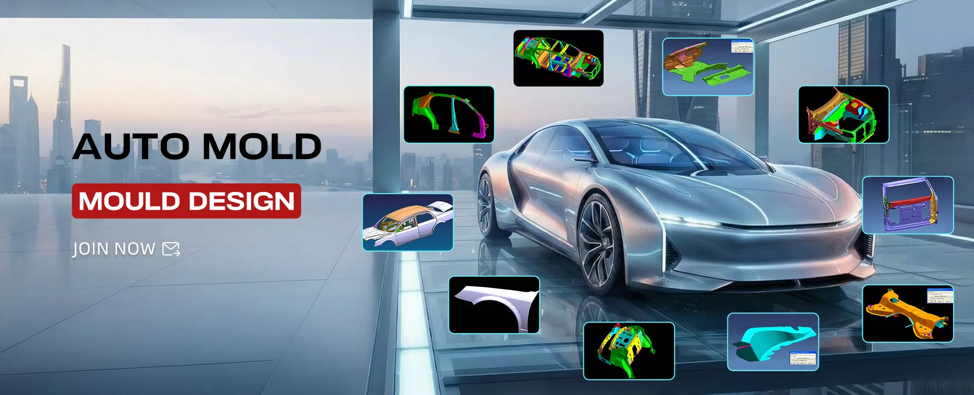 تولید کننده قالب های مهر زنی پانل بیرونی بدنه خودرو با کارایی بالا