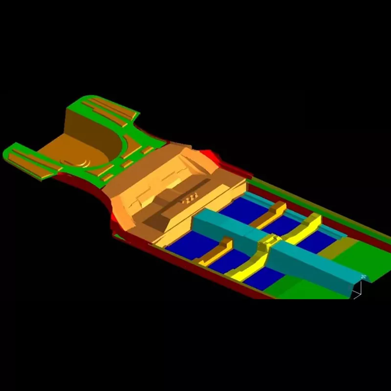 قالب های مهر زنی مونتاژ کف خودرو