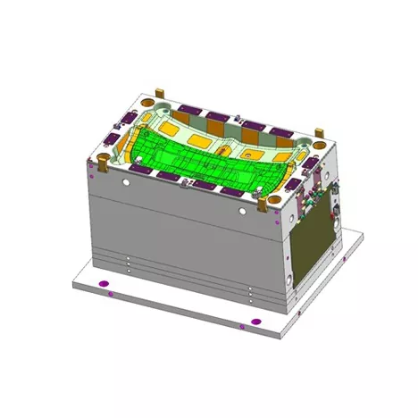 قالب تزریق پانل تریم درب عقب خودرو