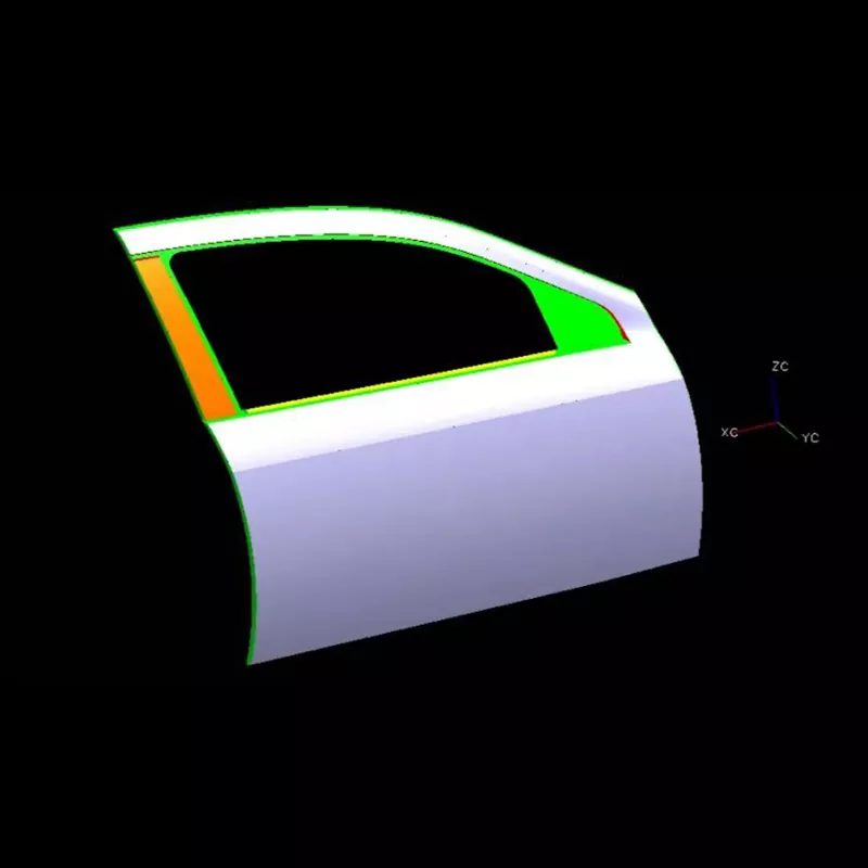 قالب مهر زنی پانل بیرونی درب جلوی خودرو