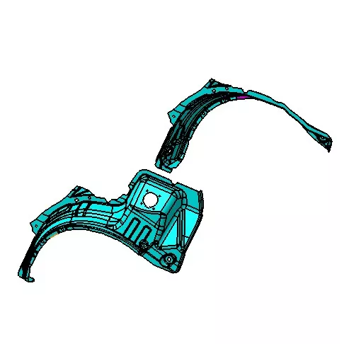 قالب تزریق پوشش چرخ قوس چرخ خودرو